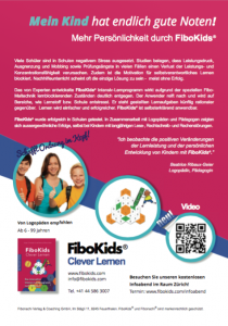 FiboKids wurde erfolgreich in Schulen getestet. Neuer Flyer